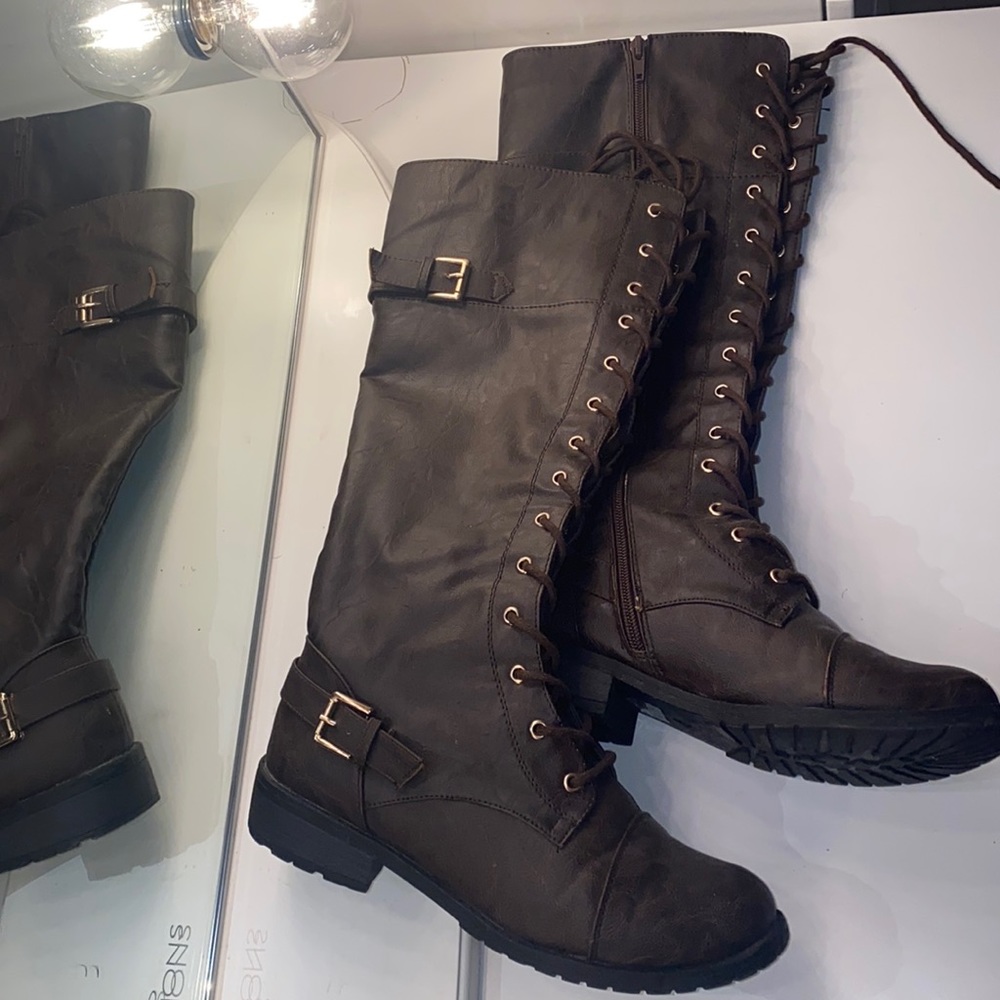 Forever21 Brown combat boots